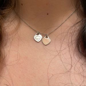 SOLD Pink Heart Tiffany and Co. Necklace
